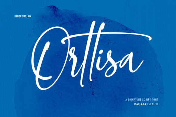 A Modern Review of the Orttisa Script Font for Web Design