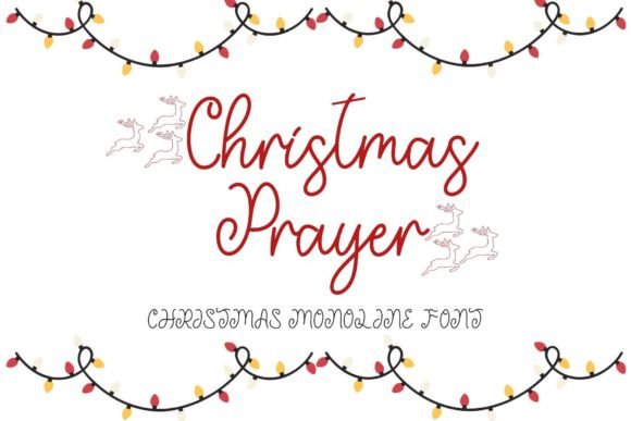 A Web Designer's Perspective on Christmas Prayer Typeface