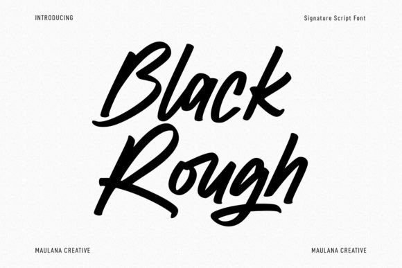 Black Rough Font: Adding Bold Personality to Modern Branding