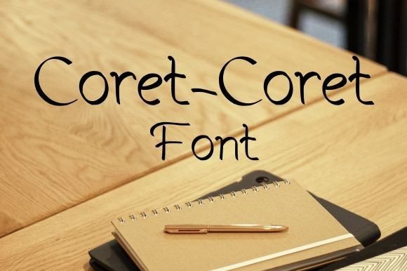 Coret Coret: A Font for a More Friendly and Recognizable Brand