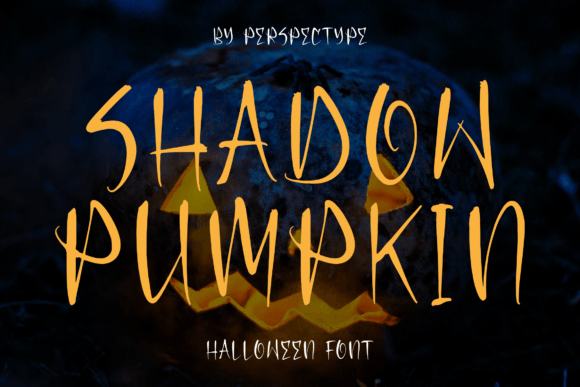 Crafting with Shadow Pumpkin: A Halloween Font for Makers