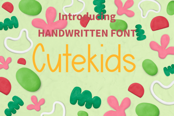 Cutekids: The Whimsical Handwritten Font for Editorial Charm