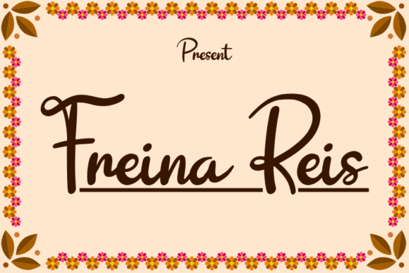 Freina Reis: A Modern Script Font for Editorial Excellence