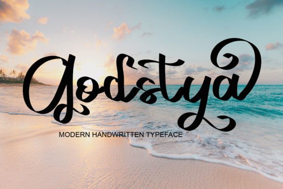 Godstya: A Handwritten Typeface for Editorial Personality
