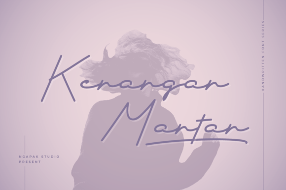 Kenangan Mantan: A Premium Handwritten Font for Modern Campaigns