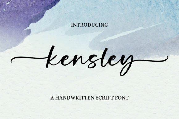 Kensley: A Font That Gives Your Brand a Handwritten Touch