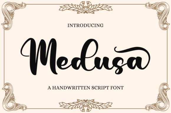 Medusa: The Handwritten Font That Elevates Your Small Business Branding