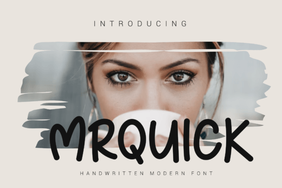 Mrquick Font: Bold Handwritten Typography for Digital Projects