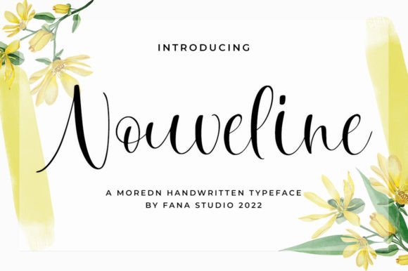 Nouveline: A Dazzling Script Font for Modern Brand Identity
