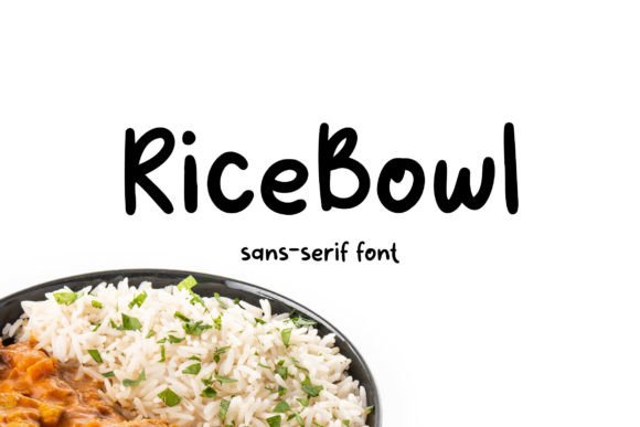 Ricebowl: A Handwritten Font for Modern Brand Stories