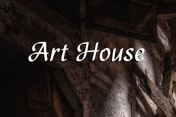 The Art House Typeface: A Fluid Script for Digital Elegance