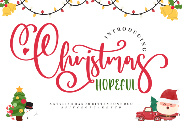 The Christmas Hopeful Duo Font: Your Secret Weapon for Crafting Beautiful Products