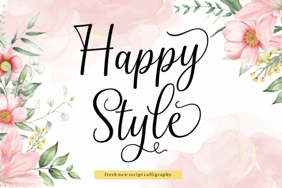 The Happy Style Font: Editorial Elegance for Modern Publications