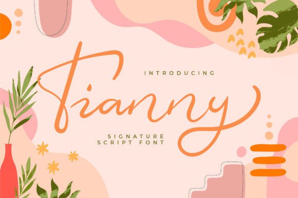 Tianny: A Charming and Elegant Handwritten Font