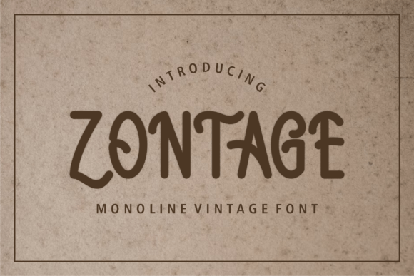 Zontage: A Font That Can Upgrade Your Small Business Branding
